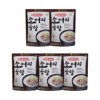 [고삼농협] 착한들 한우소머리곰탕X5입 [원산지:국산]