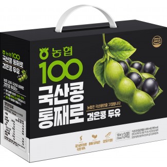 농협 국산콩 통째로 검은콩두유 190ml*24입