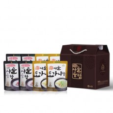 [고삼농협] 명품1호 선물세트(한우진한곰탕4+한우도가니탕4) [원산지:국산]