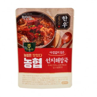 [고삼농협] 한우사골 선지해장국 500mlX5팩 [원산지:국산]